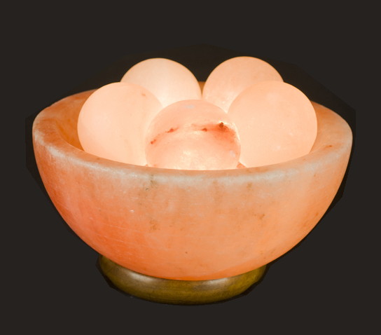 Himalayan Salt Medium Abundance Bowl with Energy Balls